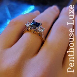 🔥 CLEARANCE! 14k Gold & Sterling Silver Plated Princess Ring